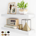 White Floating Shelves – Set of 2 (61cm)