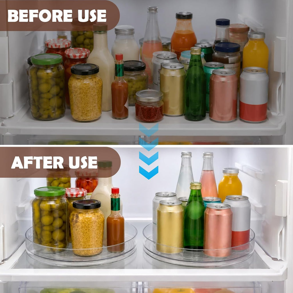 Lazy Susan Cupboard Organiser, Rotating Spice Rack
