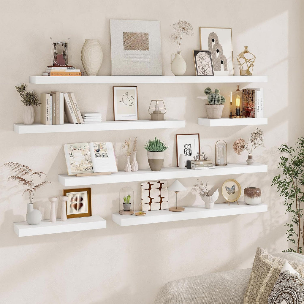 White floating shelves, set of 2 – view 2